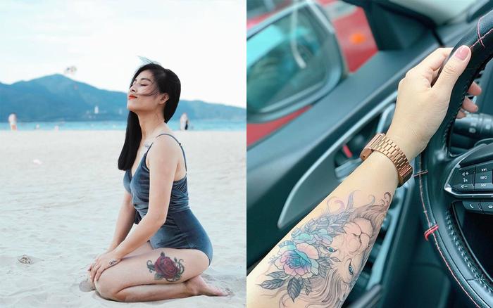 MC Hoàng Linh để lộ hình xăm lớn ở tay, càng bất ngờ hơn với... bộ sưu tập 'tha thu' của cô nàng Ảnh 2