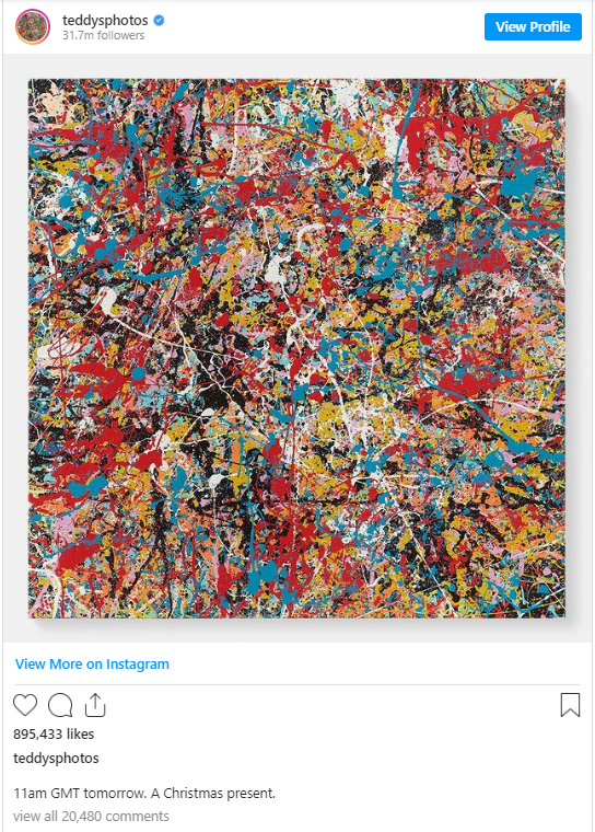 Ed đã mất đến 1 tháng để tạo ra bức tranh này.