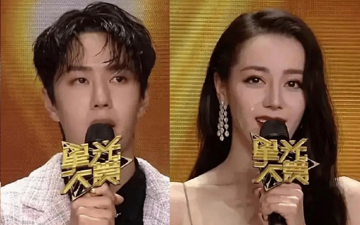 Hình chưa chỉnh sửa để lộ nhan sắc thật của Dương Mịch, Địch Lệ Nhiệt Ba, Vương Nhất Bác Ảnh 2