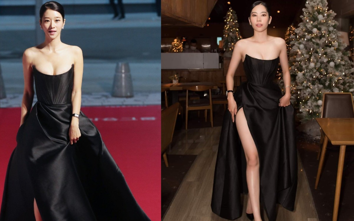 Nam Em diện bộ váy trễ nải vòng 1 hơn 100 triệu visual vẫn thua xa 'điên nữ' Seo Ye Ji Ảnh 2