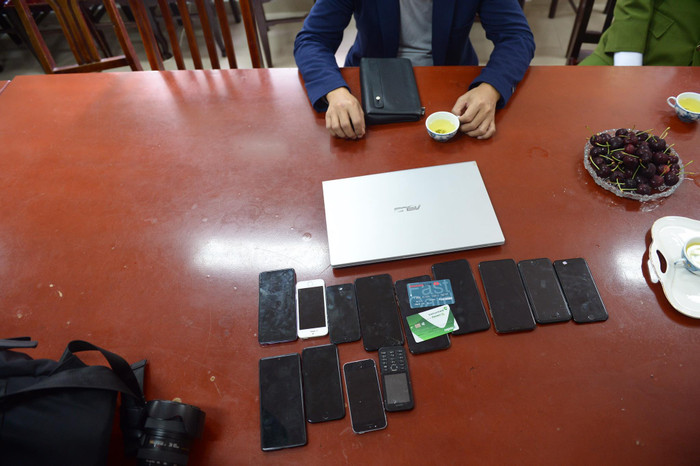 Tang vật vụ án.