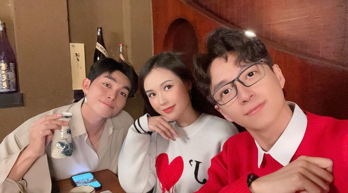 Jun Phạm - Sam và Ngô Kiến Huy hội ngộ đón Giáng sinh cùng nhau.