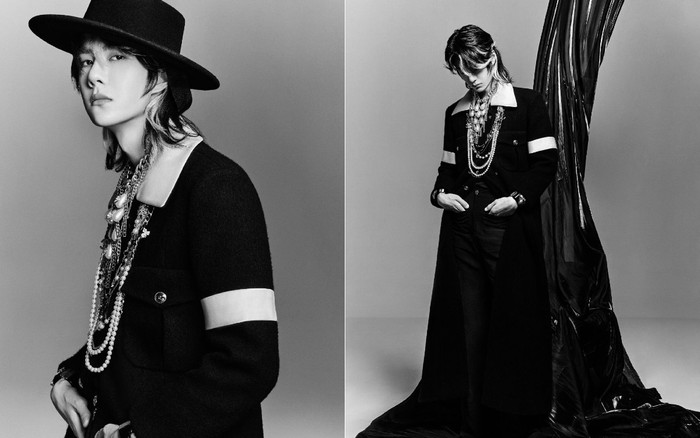 Vương Nhất Bác chơi trội với cây đen, quấn dây chuyền nặng trịch kín cổ 'hớp hồn' fans nữ Ảnh 2