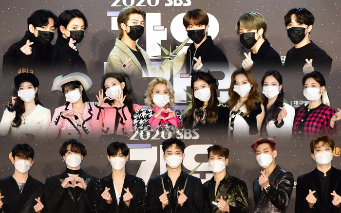 Siêu thảm đỏ 'SBS Gayo Daejeon 2020': BTS chiếm 'spotlight' trước TWICE, SEVENTEEN, GOT7, NU'EST Ảnh 2