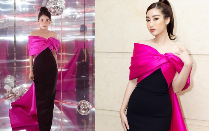 Nam Em đụng váy trễ vai với Đỗ Mỹ Linh, một chiếc đầm liệu có mấy số phận? Ảnh 2