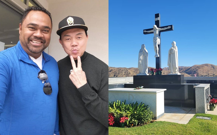 Dũng Taylor đến viếng mộ cố nghệ sĩ Chí Tài, chia sẻ về mối duyên với người anh quá cố Ảnh 2