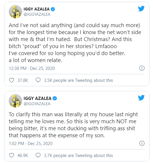 Iggy Azalea đả kích Playboi Carti vì bỏ lỡ Giáng sinh với con trai của họ và buộc tội anh ngoại tình Ảnh 7