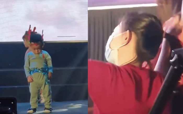 Cậu bé 'lơ đẹp' cô giáo mặc cho cô ngồi dưới nhắc bài nhiệt tình khiến dân tình thích thú Ảnh 2