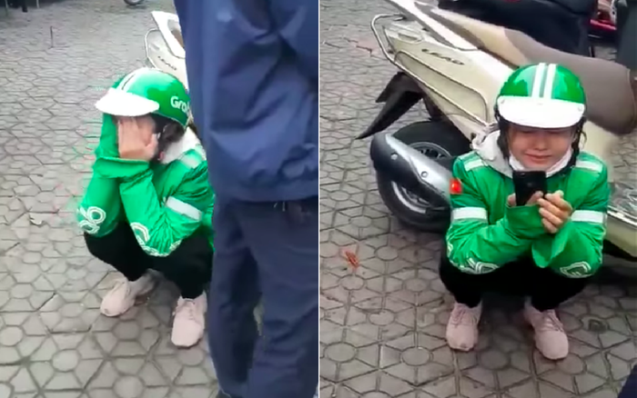 Nữ tài xế xe ôm công nghệ bị khách lừa lấy mất điện thoại, bật khóc nức nở giữa phố khiến dân tình xót xa Ảnh 2