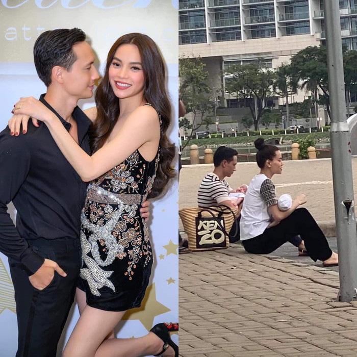 Hà Hồ chia sẻ Kim Lý lần đầu làm bố nên cứ thấy con khóc là xót, thức khuya chăm con đến mất thâm quầng.