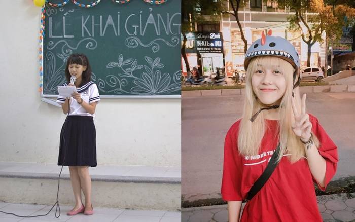 Ngắm lại hình ảnh thời học sinh của Youtuber Hậu Hoàng, nhan sắc ngày càng 'hack tuổi' khó tin Ảnh 2