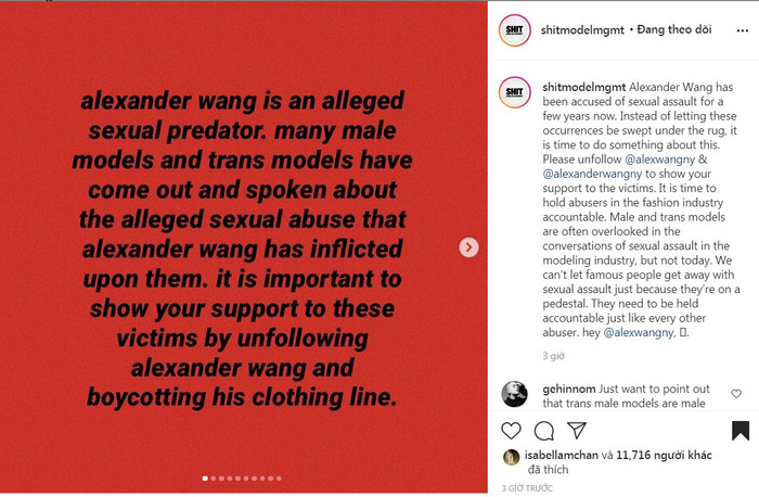 NTK Alexander Wang bị tố quấy rối tình dục, cưỡng hiếp người mẫu nam gây dậy sóng mạng xã hội Ảnh 9