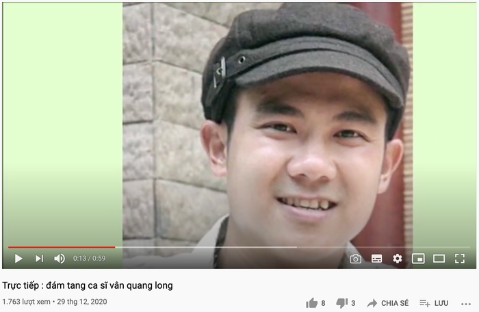 Sau cố nghệ sĩ Chí Tài, YouTube tiếp tục tràn ngập video giả tang lễ Vân Quang Long Ảnh 5