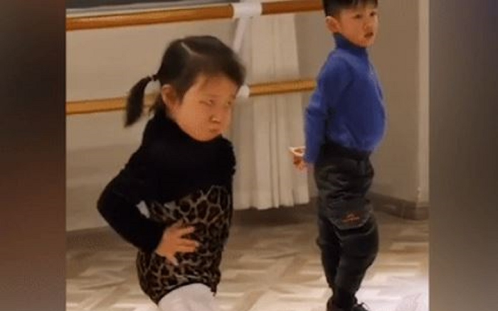 Bé gái luyện nhảy dance với thần thái 'khó đỡ' khiến dân mạng cười ngất Ảnh 2
