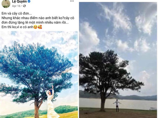 Cả hai cùng check in tại một địa điểm...