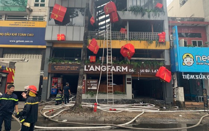 Cháy nhà hàng buffet đặc sản Đà Lạt ở TP.HCM ngay ngày đầu năm mới Ảnh 2