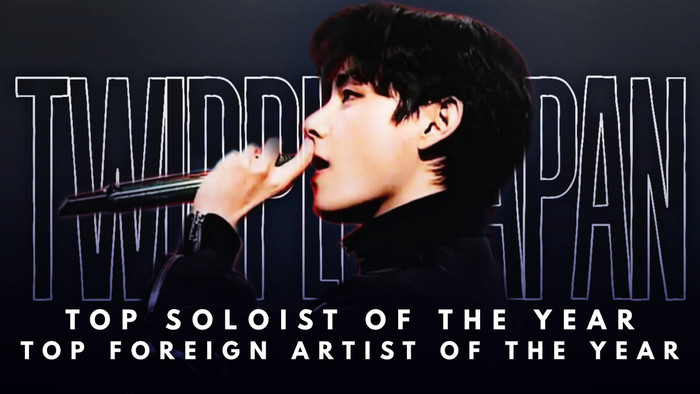 V - thành viên của nhóm nhạc nam BTS tiếp tục trở thành sao Hàn nổi tiếng nhất ở Nhật Bản.