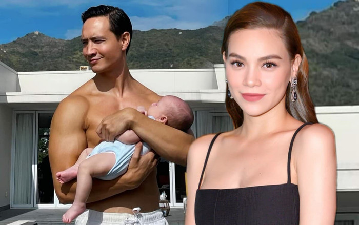 Kim Lý khoe ảnh tắm nắng cho con, ai ai cũng bất ngờ trước vẻ bụ bẫm 'cục cưng' nhà Hà Hồ Ảnh 2