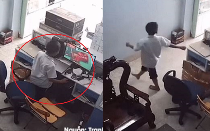 Lén mở máy tính chơi game, cậu bé phản ứng cực 'nhạy' khi thấy bố mẹ trở về bất ngờ Ảnh 2
