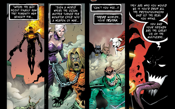 Trong 'DARK NIGHTS: DEATH METAL', DC giới thiệu các Vũ trụ Cười của Batman Who Laughs Ảnh 2