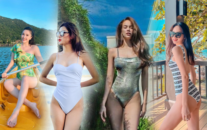 Sao Việt diện bikini đầu năm mới: 'gái ba con' Hà Hồ xuất sắc nhận bão like Ảnh 2