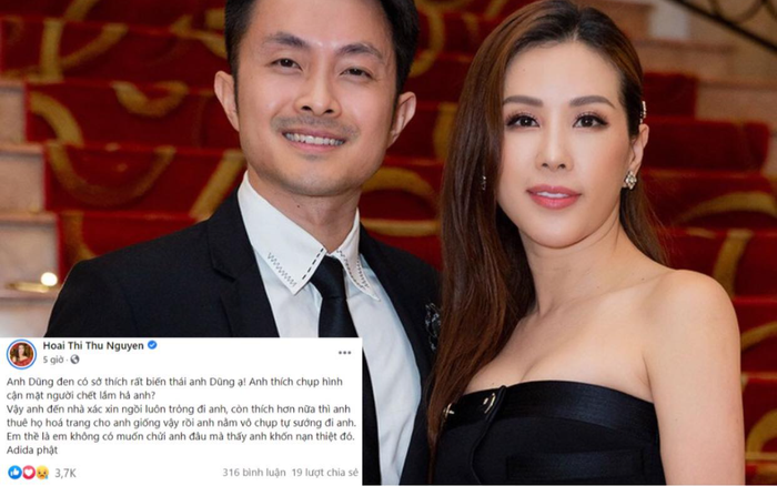 Hoa hậu Thu Hoài bức xúc khi chồng ca sĩ Thu Phương chụp ảnh thi thể ca sĩ Vân Quang Long Ảnh 2