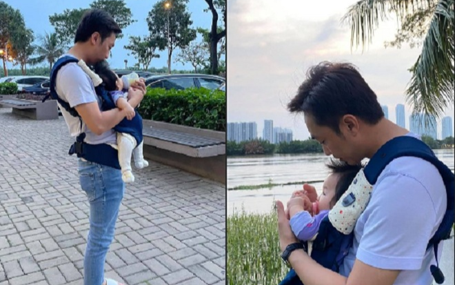 Cường Đô La xứng danh 'ông bố bỉm sữa': Đến cả ngày Chủ Nhật cũng dành cho con gái Ảnh 2