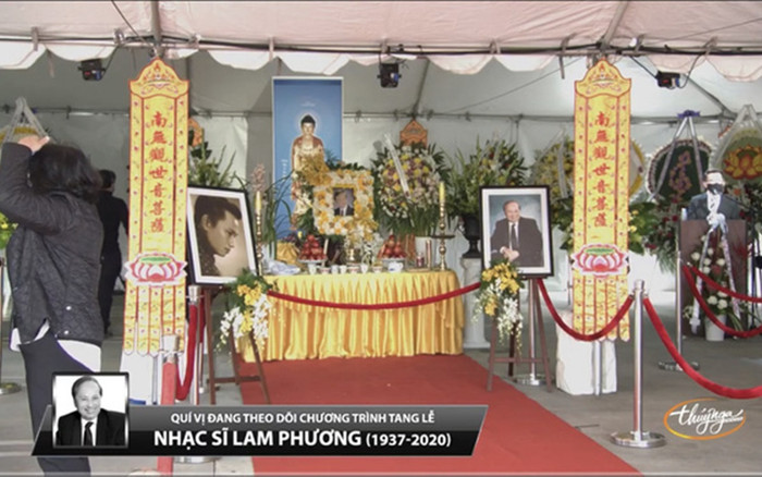 Tang lễ nhạc sĩ Lam Phương: NS Hoài Linh, Phạm Quỳnh Anh gửi lời tiễn biệt từ Việt Nam Ảnh 2