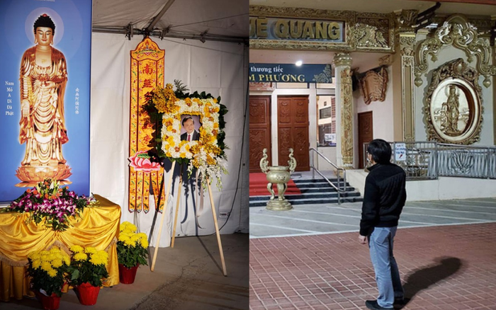 Tang lễ nhạc sĩ Lam Phương: Chồng nghệ sĩ Việt Hương lo liệu chu toàn, di ảnh được sắp xếp trang trọng Ảnh 2