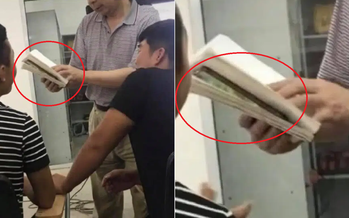 Cầm quyển sách lên xem, thầy giáo khiến học sinh 'thót tim' bởi điều được che giấu phía sau Ảnh 2