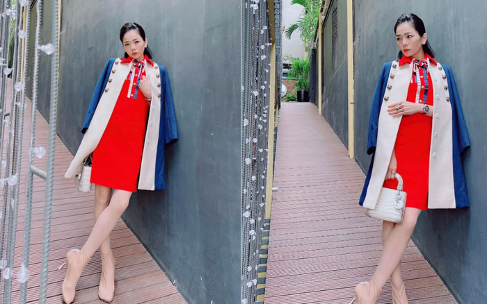 Không có tình trẻ sóng đôi, Lệ Quyên vẫn sáng cả góc phố Hà Nội với cây đồ hiệu rực rỡ Ảnh 2