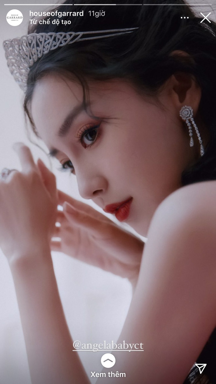 Angelababy đeo vương miện 'độc nhất vô nhị' đậm chất Hoàng gia Anh Ảnh 9