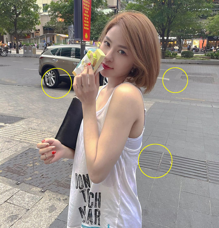 Bị vạch trần photoshop quá lố, hotgirl Trâm Anh phản ứng bất ngờ Ảnh 3