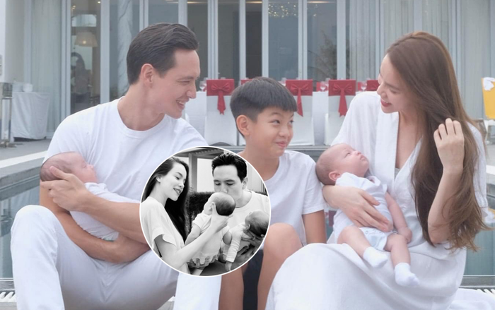 Hà Hồ cùng Kim Lý bế Leon - Lisa bên cạnh anh cả Subeo: Khoảnh khắc hạnh phúc ai thấy cũng 'ghen tỵ' Ảnh 2