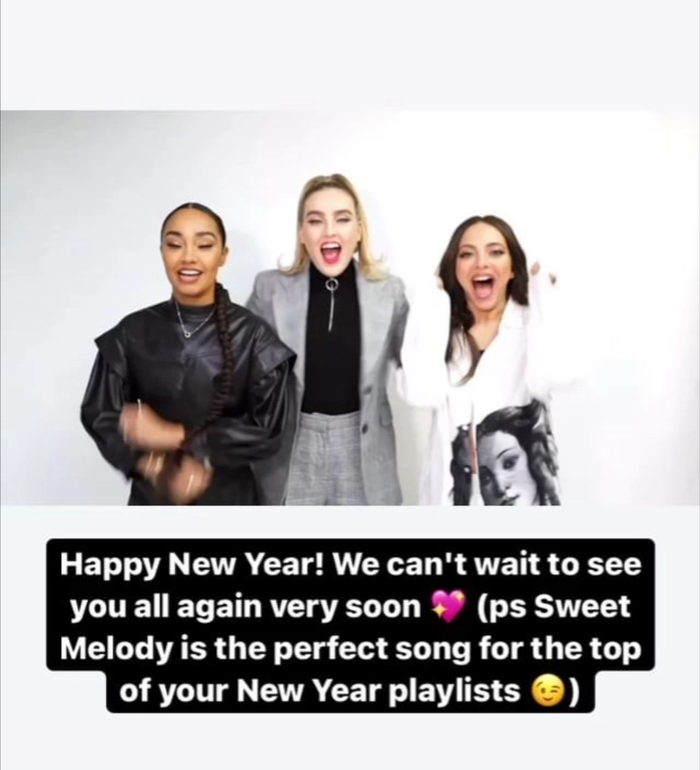 Little Mix chia sẻ video đầu tiên với tư cách là bộ ba để chúc người hâm mộ một năm mới hạnh phúc