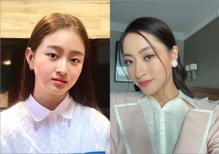 Sống mũi cao và ánh mắt là những điểm tương đồng trên gương mặt của cả hai.