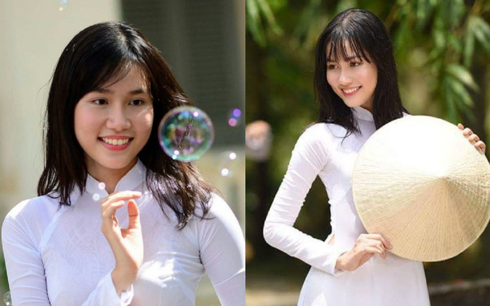 Á hậu Phương Anh gây 'sốt' bởi vẻ đẹp trong veo với loạt ảnh áo dài từ thời cấp 3 Ảnh 2