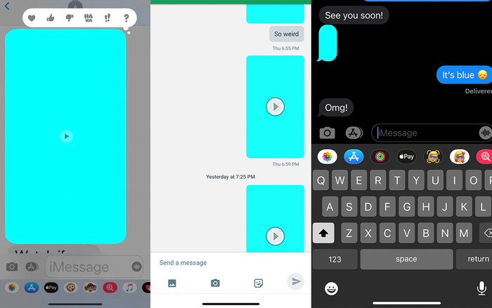 Rất nhiều người dùng iPhone 12 trên thế giới đã phàn nàn rằng, những video của họ gửi cho bạn bè thông qua ứng dụng iMessage (Tin nhắn) đều không thể xem được. (Ảnh: Apple Support)