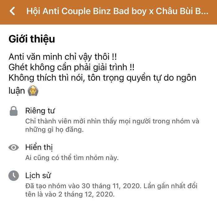 Group anti cặp đôi Binz và Châu Bùi đã lên đến 16 nghìn thành viên lại còn ngang ngược 'ghét không lí do' Ảnh 4