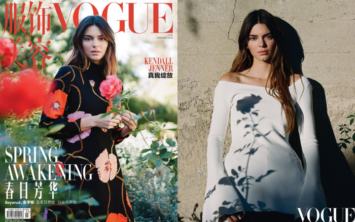 Chân dài triệu đô Kendall Jenner bị chê kém sắc trên bìa tạp chí Vogue China Ảnh 2