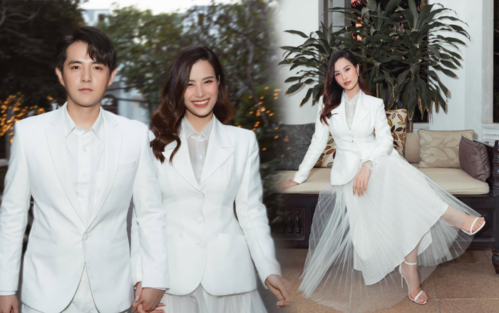 Ông Cao Thắng hóa 'bạch mã hoàng tử' tháp tùng vợ đi sự kiện, fan trầm trồ dáng mẹ bỉm Đông Nhi quá chuẩn Ảnh 2