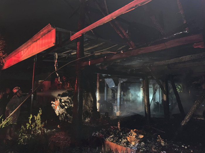 Hiện trường vụ hỏa hoạn