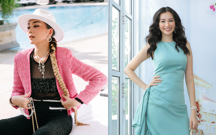 Siêu mẫu Thanh Hằng khoe eo thon quyến rũ, đọ dáng nuột nà cùng Trúc Diễm Ảnh 2