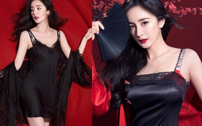 Dương Mịch quảng bá đồ ngủ khoe vòng 1 'căng đét' Ảnh 2