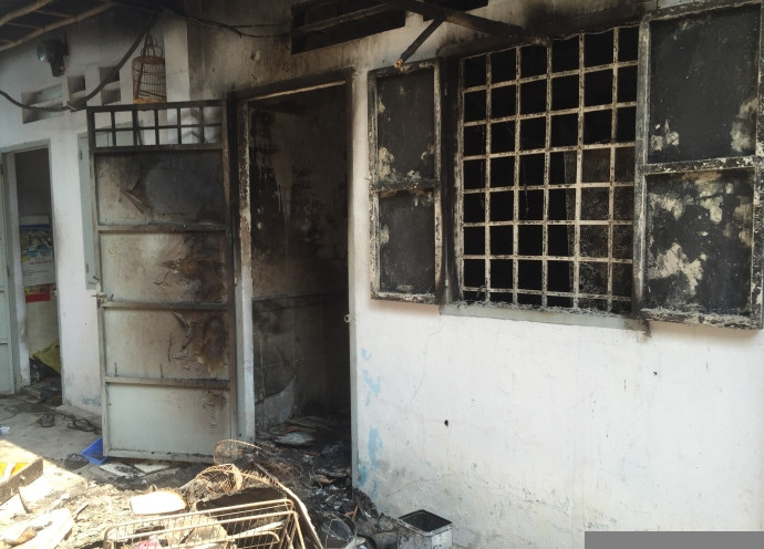 Đôi nam nữ tử vong trong phòng trọ bị cháy. Ảnh minh họa