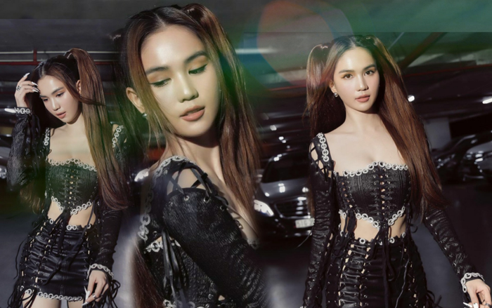 Mặc váy ngắn như gang tay, Ngọc Trinh dùng mẹo cực hay để tránh lộ nội y khi xuống xe Ảnh 2