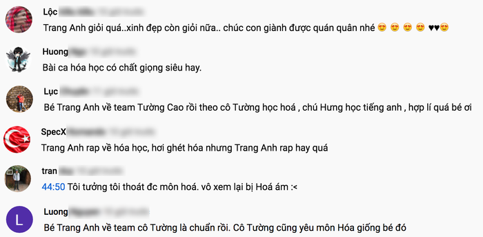 Chưa đầy 24h phát sóng, giọng ca nhí Trang Anh đội Kidneeland đã trở thành tâm điểm chú ý của tập 2 nhờ bản rap 'Bài ca hóa học' tự sáng tác.