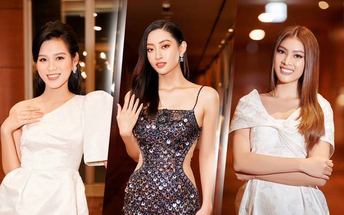 Hoa hậu Việt Nam - Đỗ Thị Hà kiều diễm với váy lệch vai nhưng Lương Thùy Linh đẹp quyến rũ quá lấn át Ảnh 2