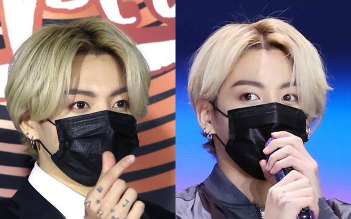 Lần đầu nhuộm tóc vàng, Jungkook (BTS) gây bão Ảnh 2