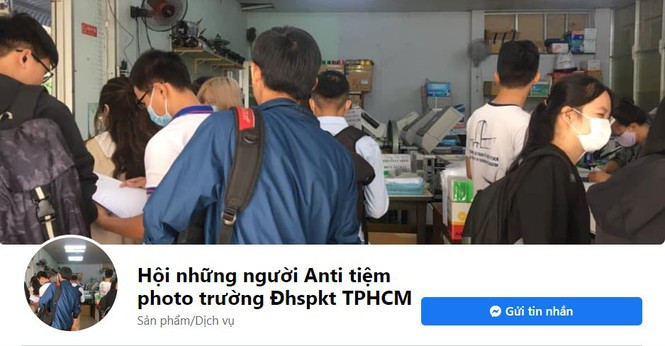 Group anti tiệm photocopy trường ĐH Sư phạm Kỹ thuật TP.HCM